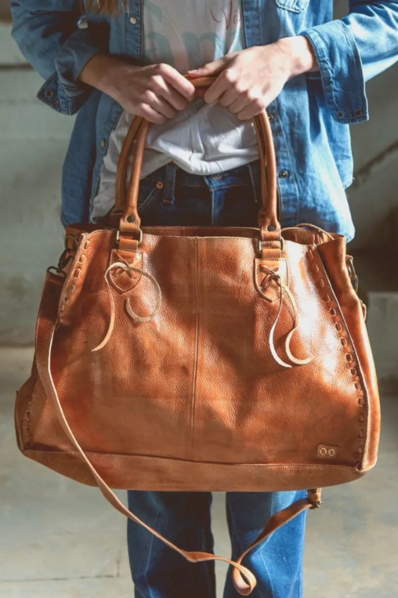 BedStu Rockaway Bag - Tan Rustic