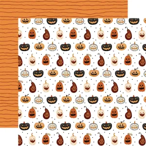 Carta Bella - Halloween - 12x12 Single Sheet / Creepy Carvings