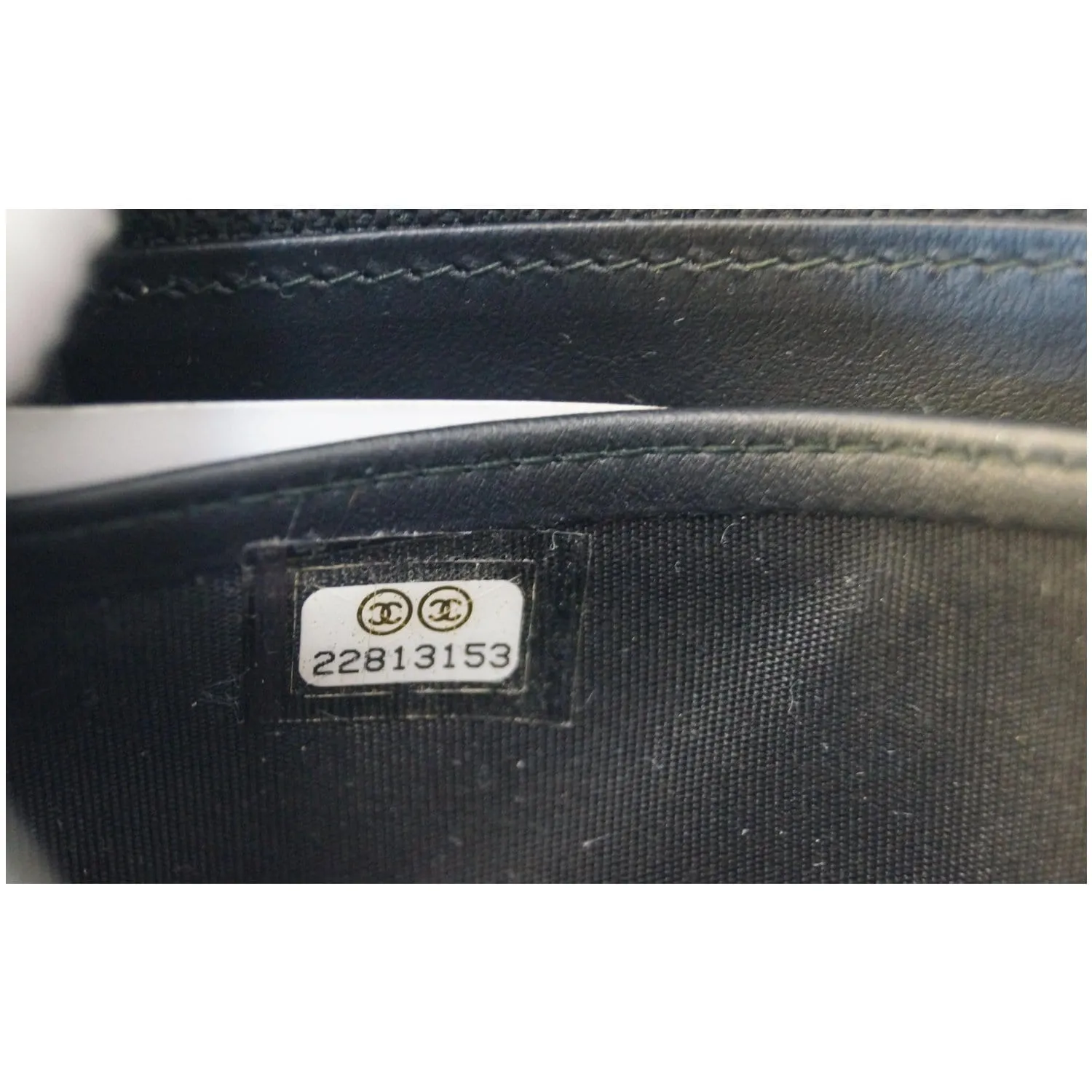 CHANEL Boy Large Flap Lambskin Leather Wallet Black - 15% OFF