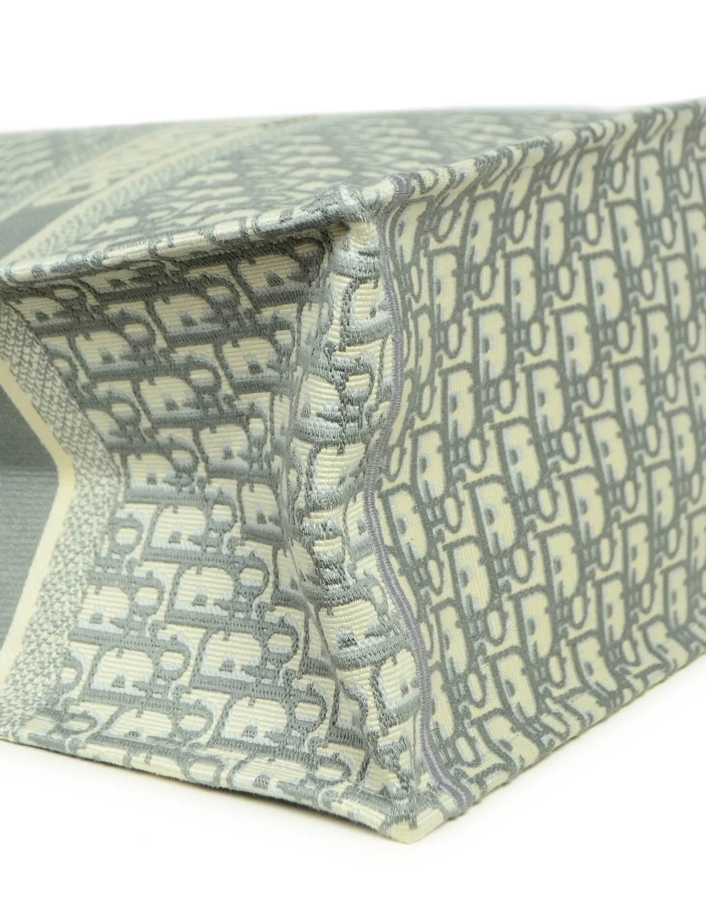 Christian Dior Grey Oblique Monogram Book Tote Bag