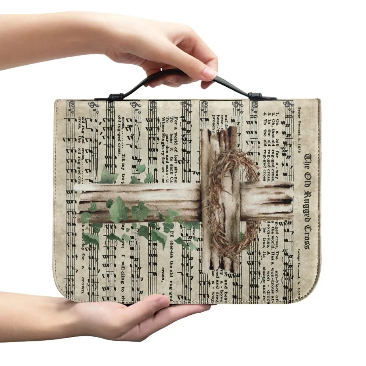 Christianartbag Bible Cover, Carrying Case Customized Bible Cover, Personalized Bible Cover, Gifts For Men, Christmas Gift, CABBBCV05290723