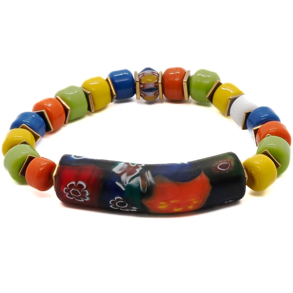 Colorful Beaded Spring Vibes Bracelet