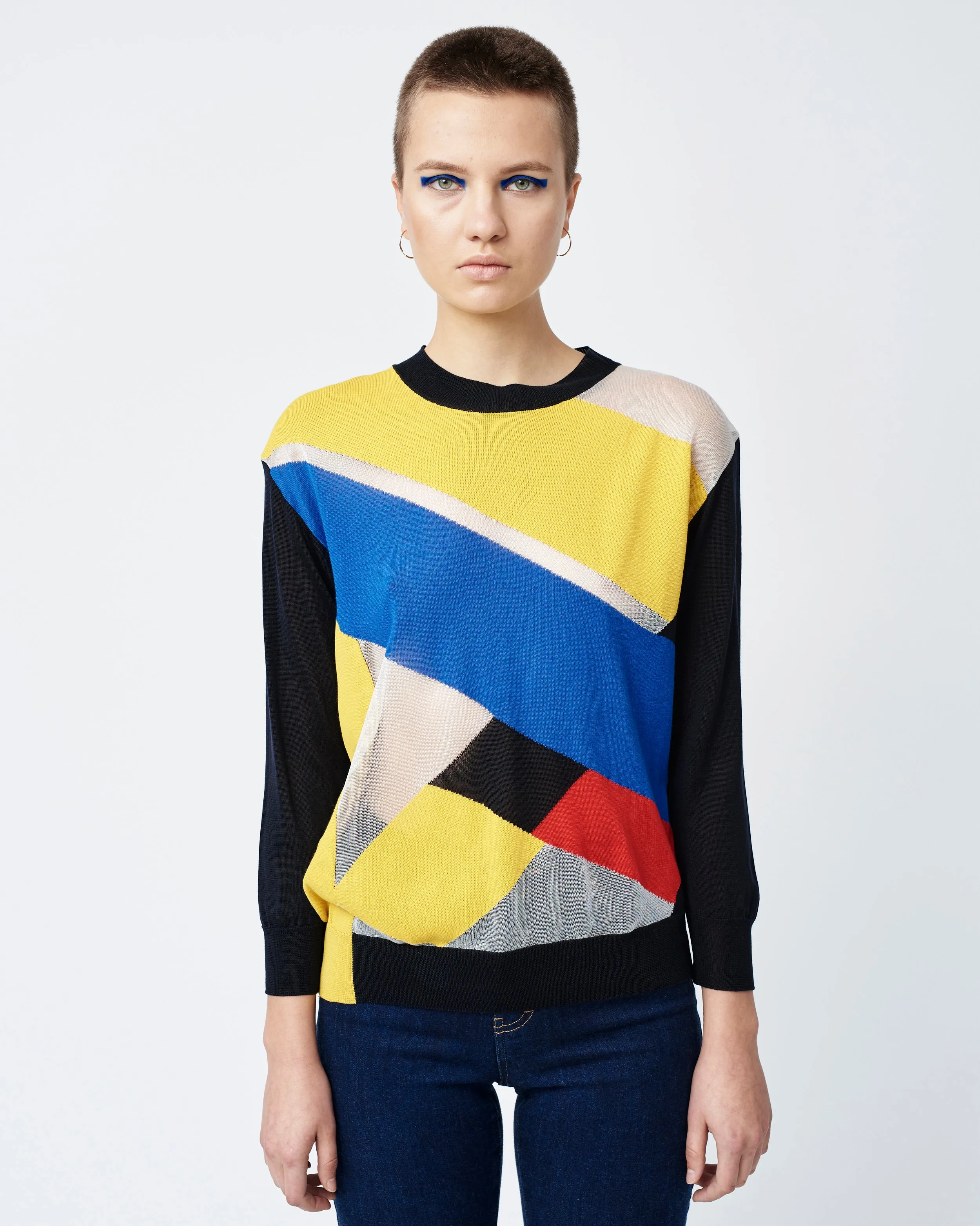 Colorful Intarsia Sweater