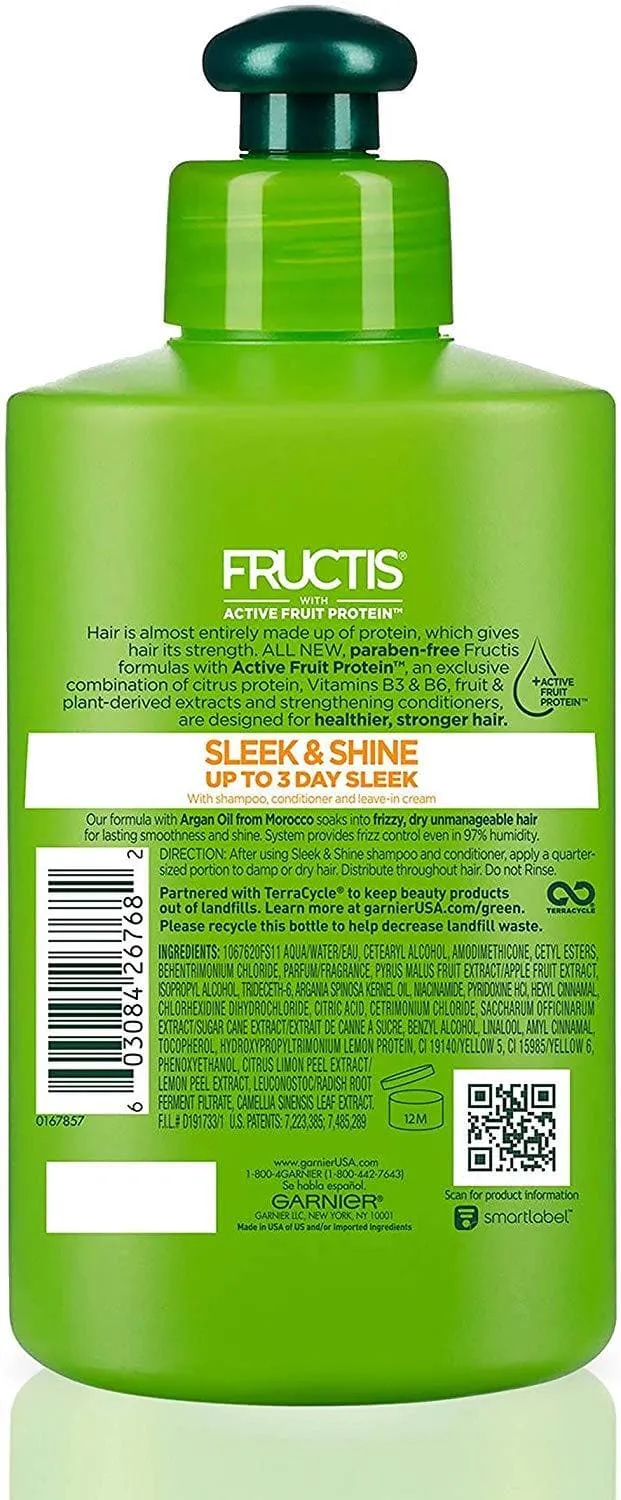 Crema para peinar Sleek and Shine, Garnier Fructis