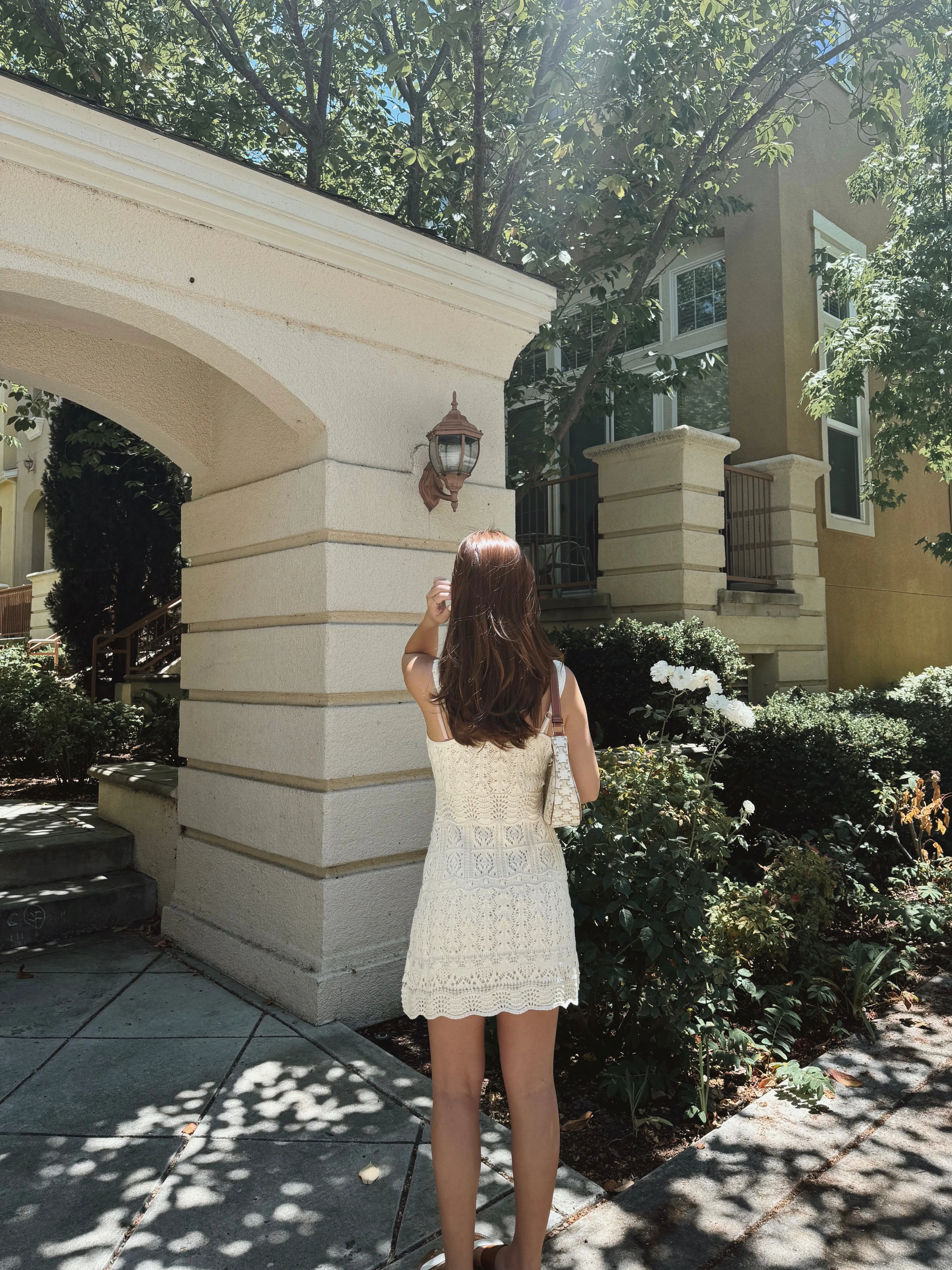 Crochet Sleeveless Dress (Mini /Midi)