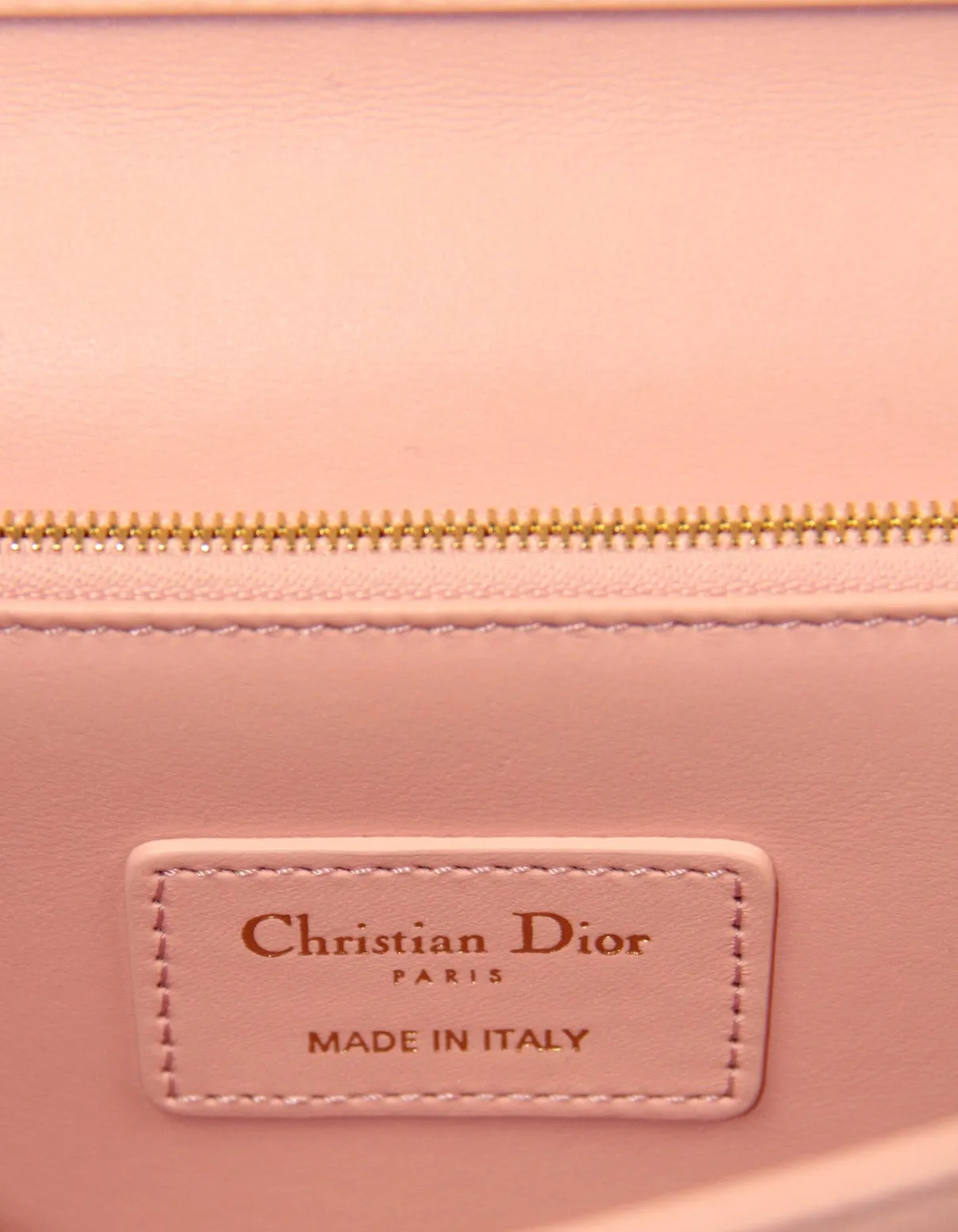 Dior Melocoton Pink Cannage Miss Dior Top Handle Bag