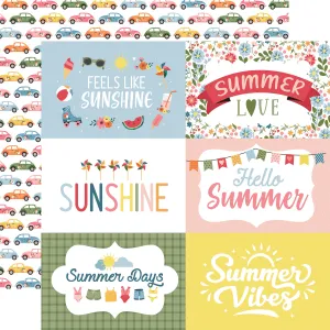 Echo Park - Here Comes The Sun - 12x12 Single Sheet / 6x4 Journaling Cards