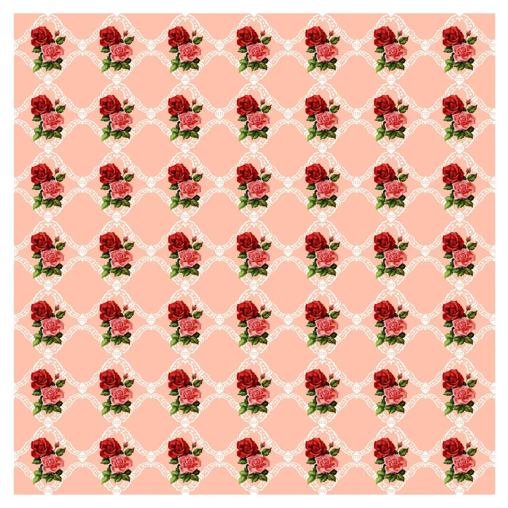 English Roses Heat Transfer Vinyl Sheet