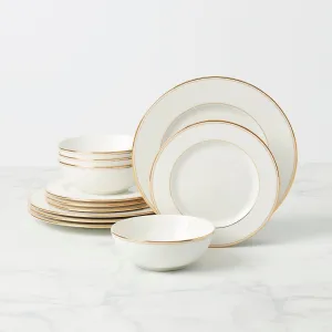 Federal Gold 12-Piece Dinnerware Set