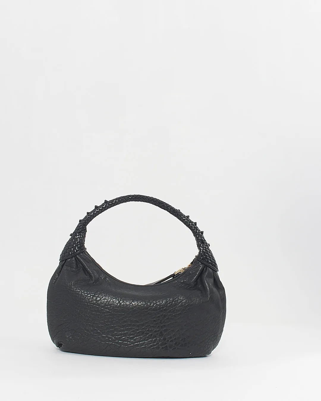 Fendi Black Leather Spy Bag