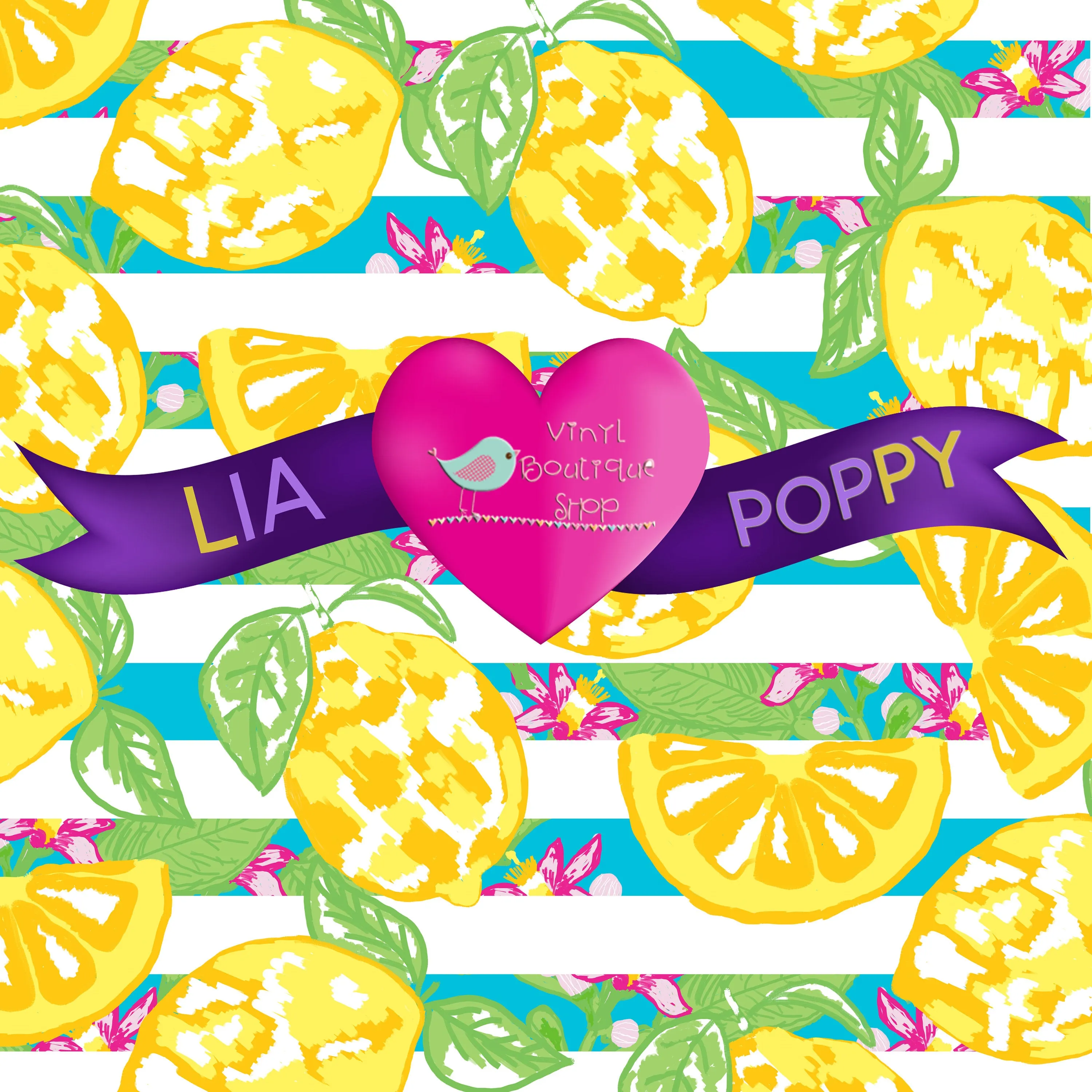 Fruit Lia Poppy Vinyl Sheet LPY-56