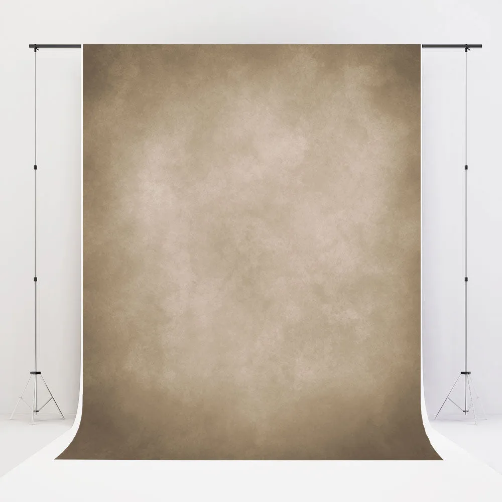 Kate Abstract Brown Beige Little Green Color Backdrop designed by Veronika Gant