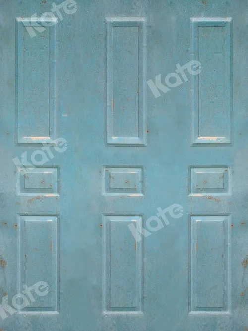 Kate Vintage Retro Light Blue Wall Backdrop Designed by Jerry_Sina