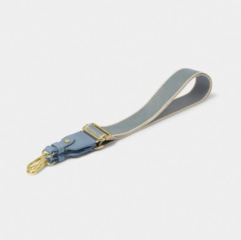 Katie Loxton Cornflower Blue Stripe Canvas Strap