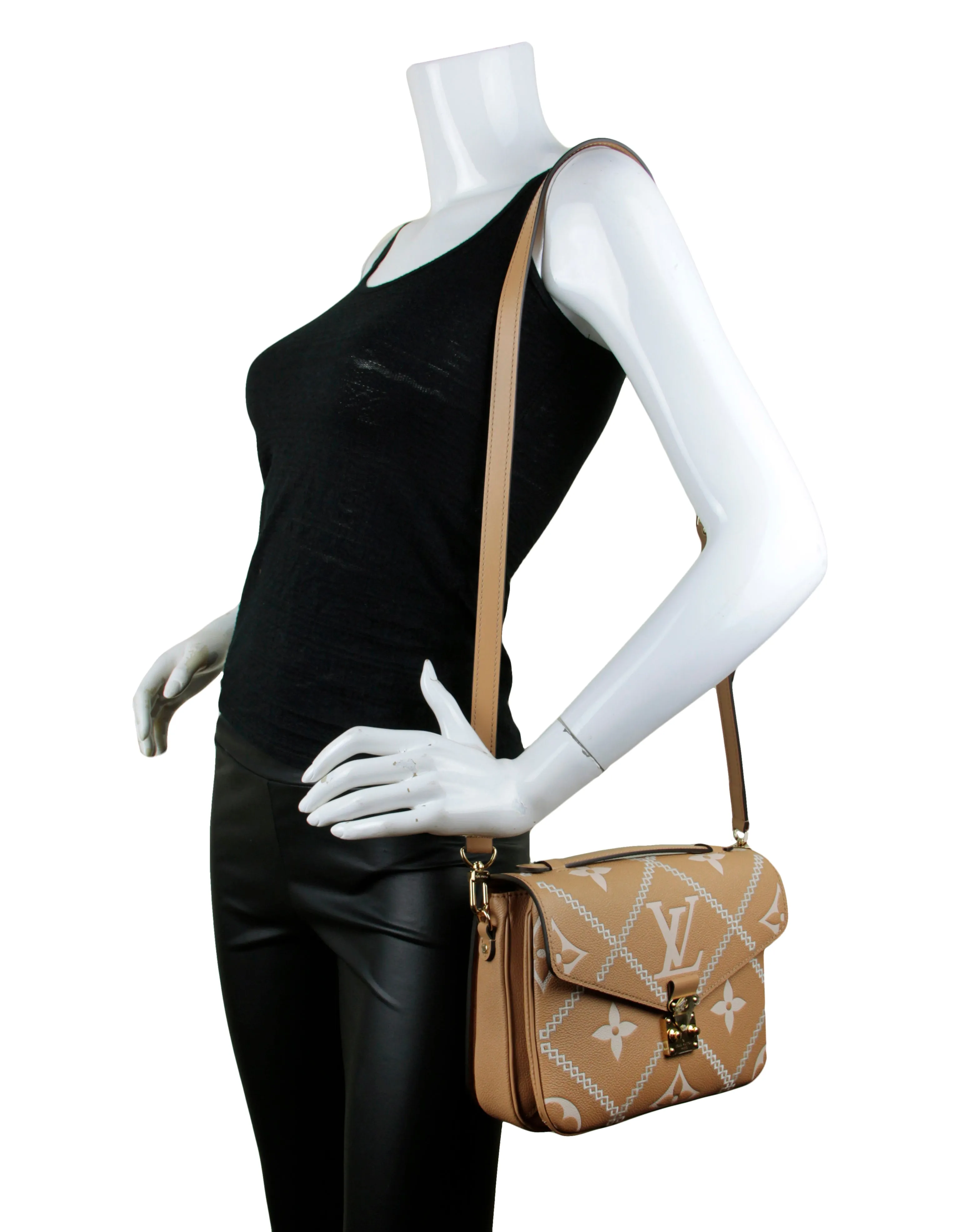 Louis Vuitton Arizona Empreinte Monogram Giant Broderies Pochette Metis Bag