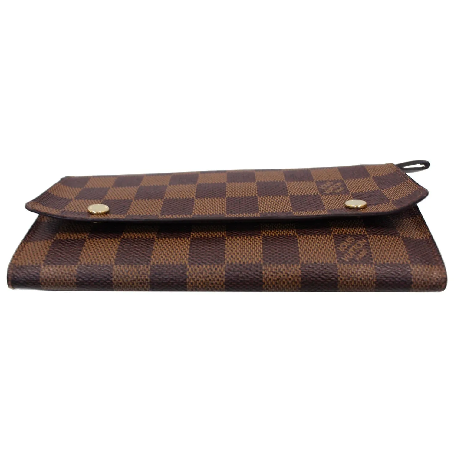 LOUIS VUITTON Modulable Damier Ebene Portefeuille Long Wallet Brown