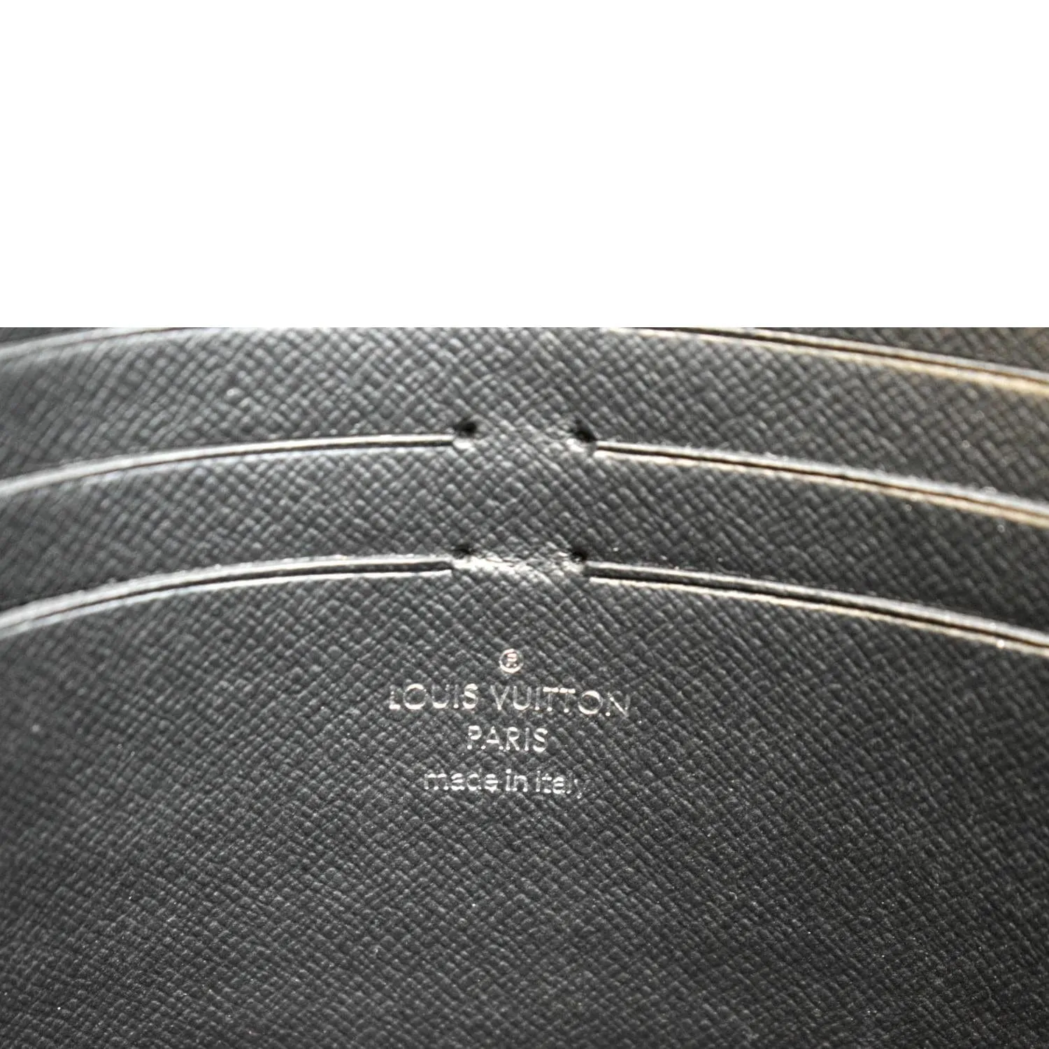 LOUIS VUITTON Voyage MM Monogram Eclipse Pochette Bag Black