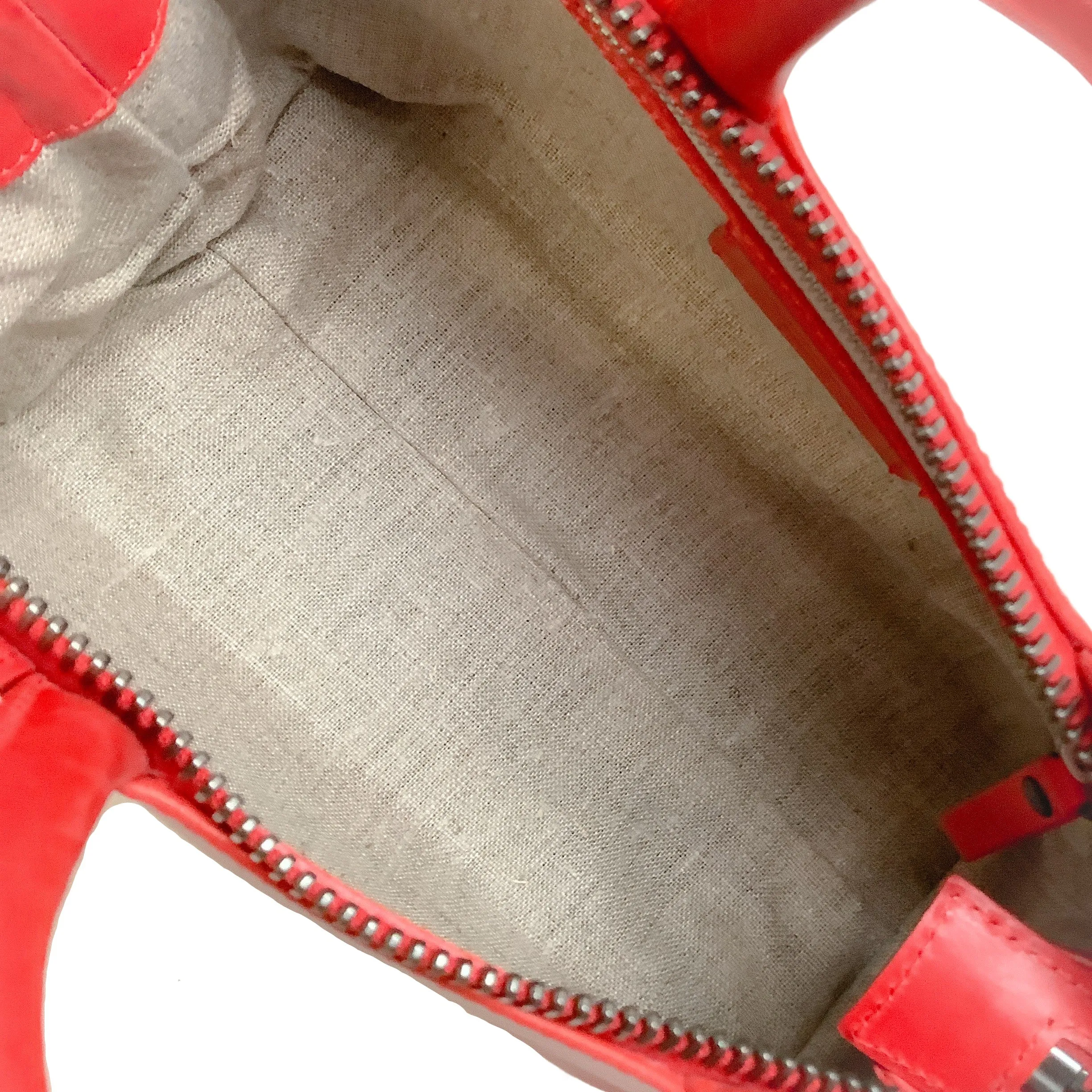 Marsell Red Leather Mini Horizon Bag