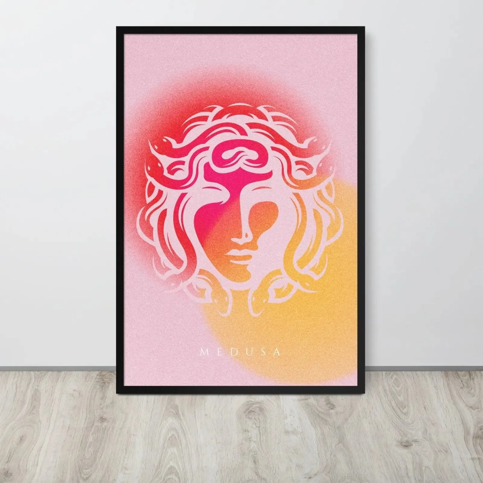 Medusa's Gaze Pt.1 – A Striking Framed Poster from the Medusa Collection