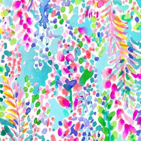 Multi Catch the Wave Lilly Inspired Printed Patterned Craft Vinyl