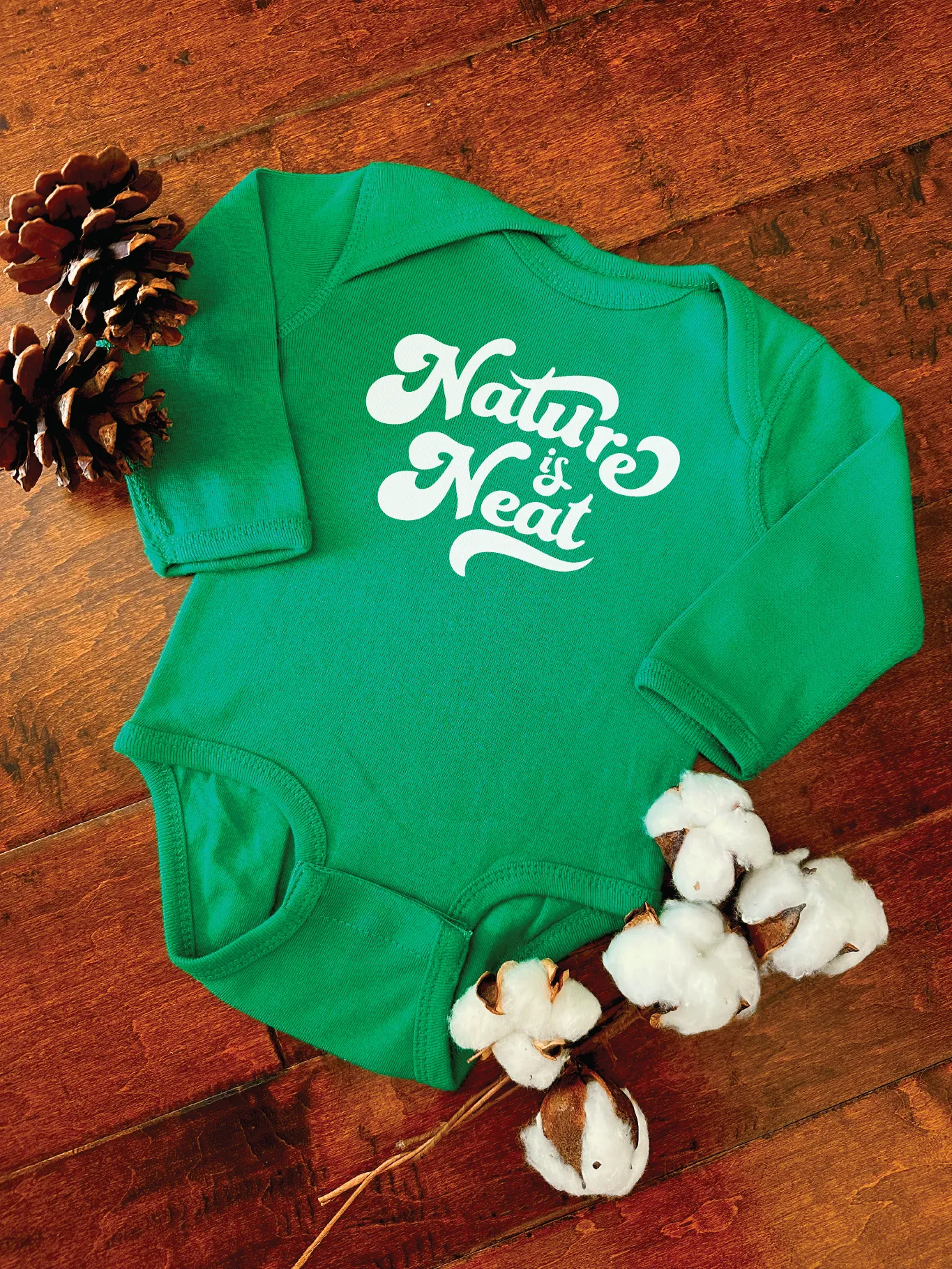 Nature is Neat Long Sleeve Onesie