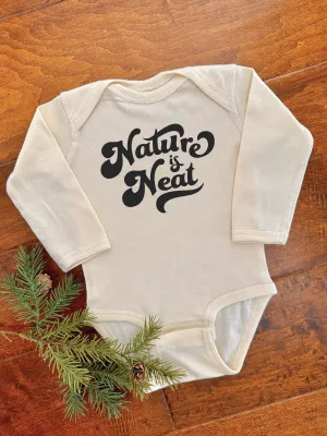 Nature is Neat Long Sleeve Onesie