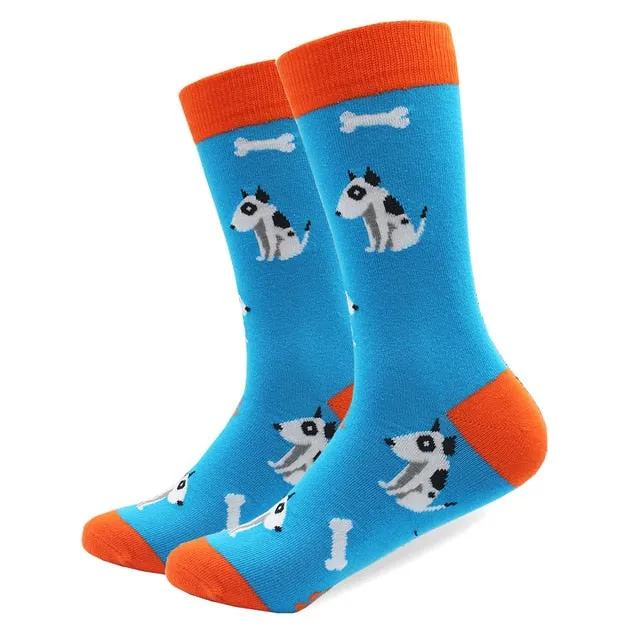 Pattern Long Tube Socks Novelty Pattern Crazy Socks