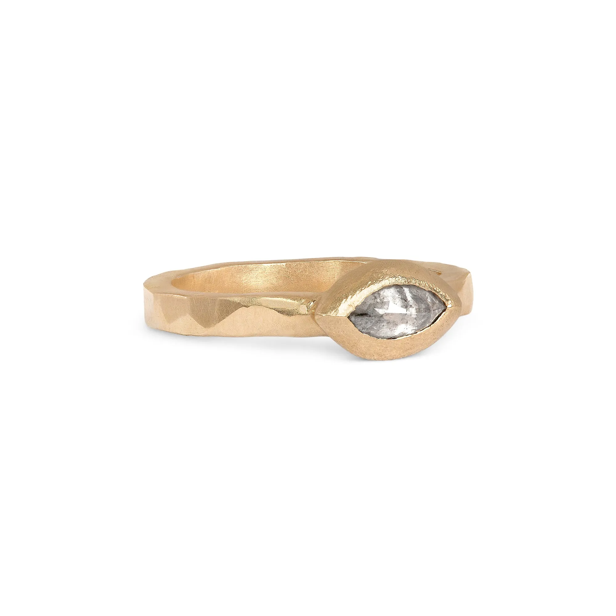 Rustic Marquis Ring