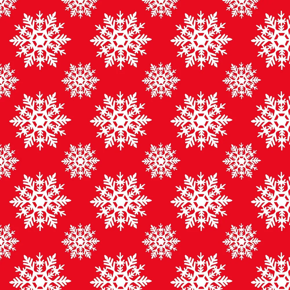 Snowflakes Heat Transfer Vinyl Sheet