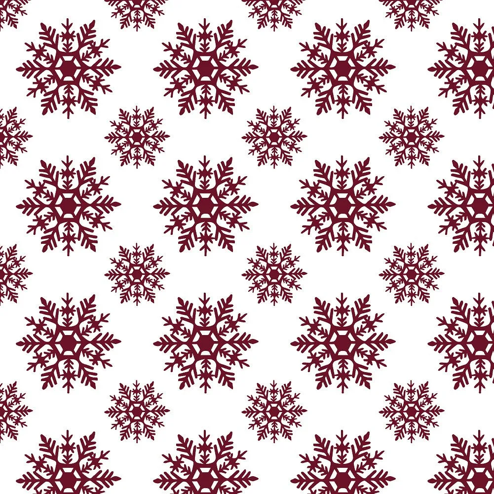 Snowflakes Heat Transfer Vinyl Sheet