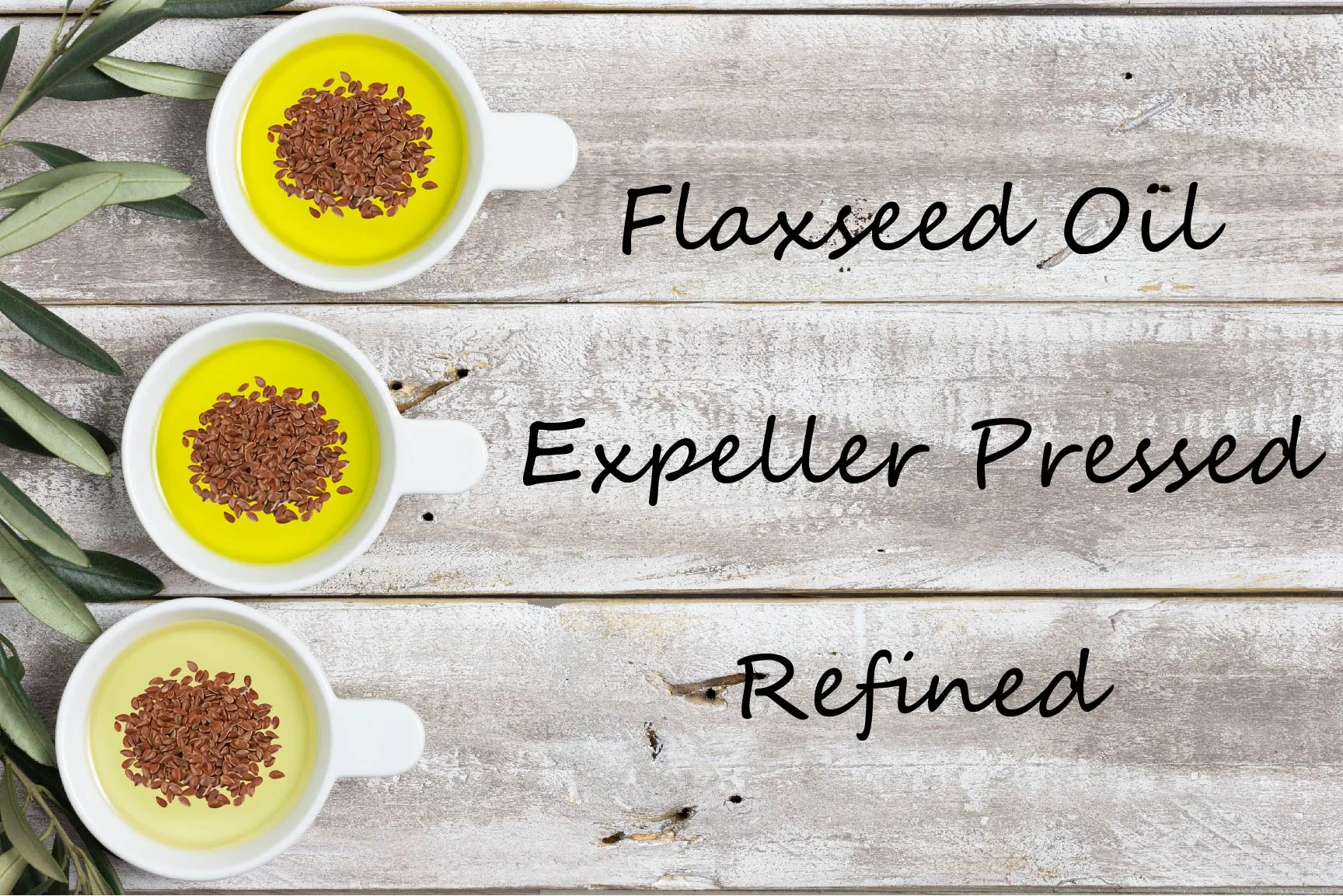 Specialty Oil - Flaxseed Oil - Expeller Pressed, Refined