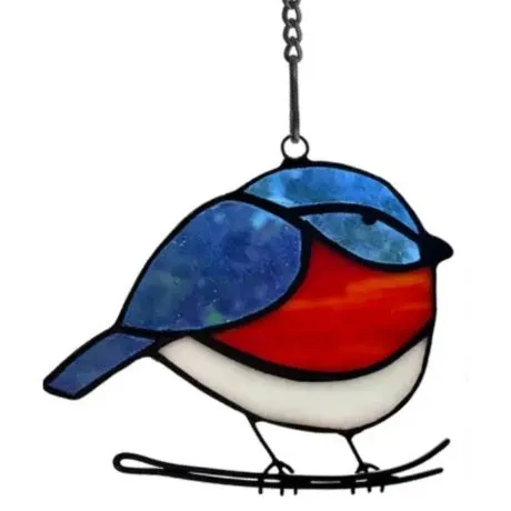 Stained Glass Bluebird
