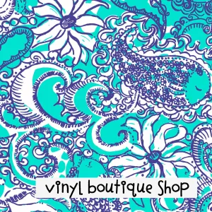 Summer Shape Up Or Ship Out Lilly Inpired Printed Patterned Craft Vinyl