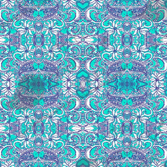 Summer Shape Up Or Ship Out Lilly Inspired Small Scale Vinyl Sheet