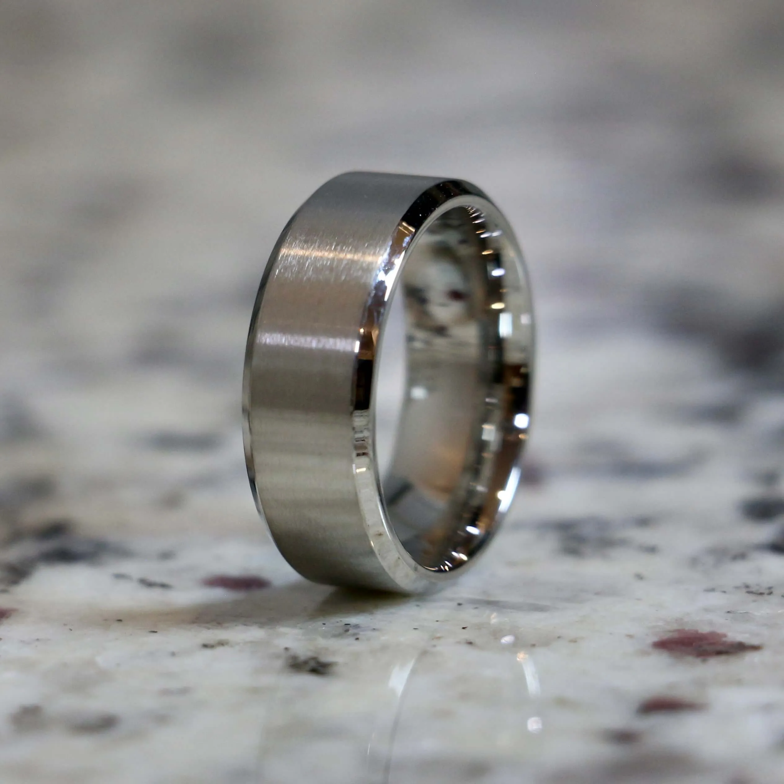The Traditional | Silver Men's Wedding Band