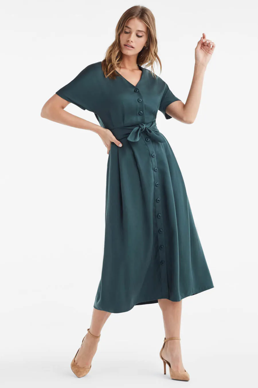The Two Piece Midi Dress