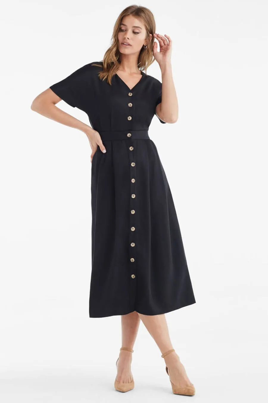 The Two Piece Midi Dress