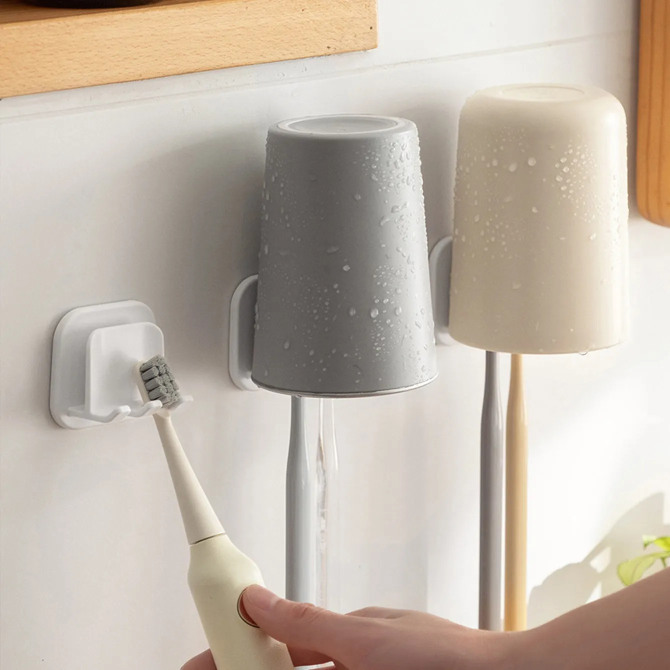 Wall Mounted Toothbrush Holder